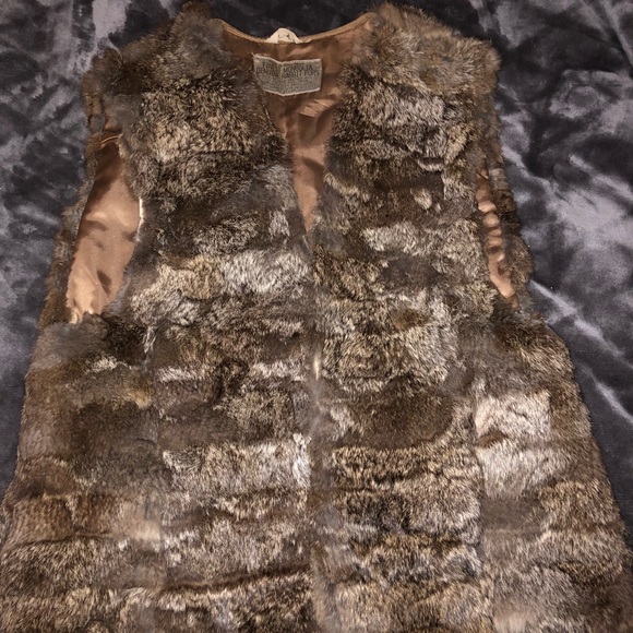 Vintage Rabbit Fur Vest - Picture 1 of 2